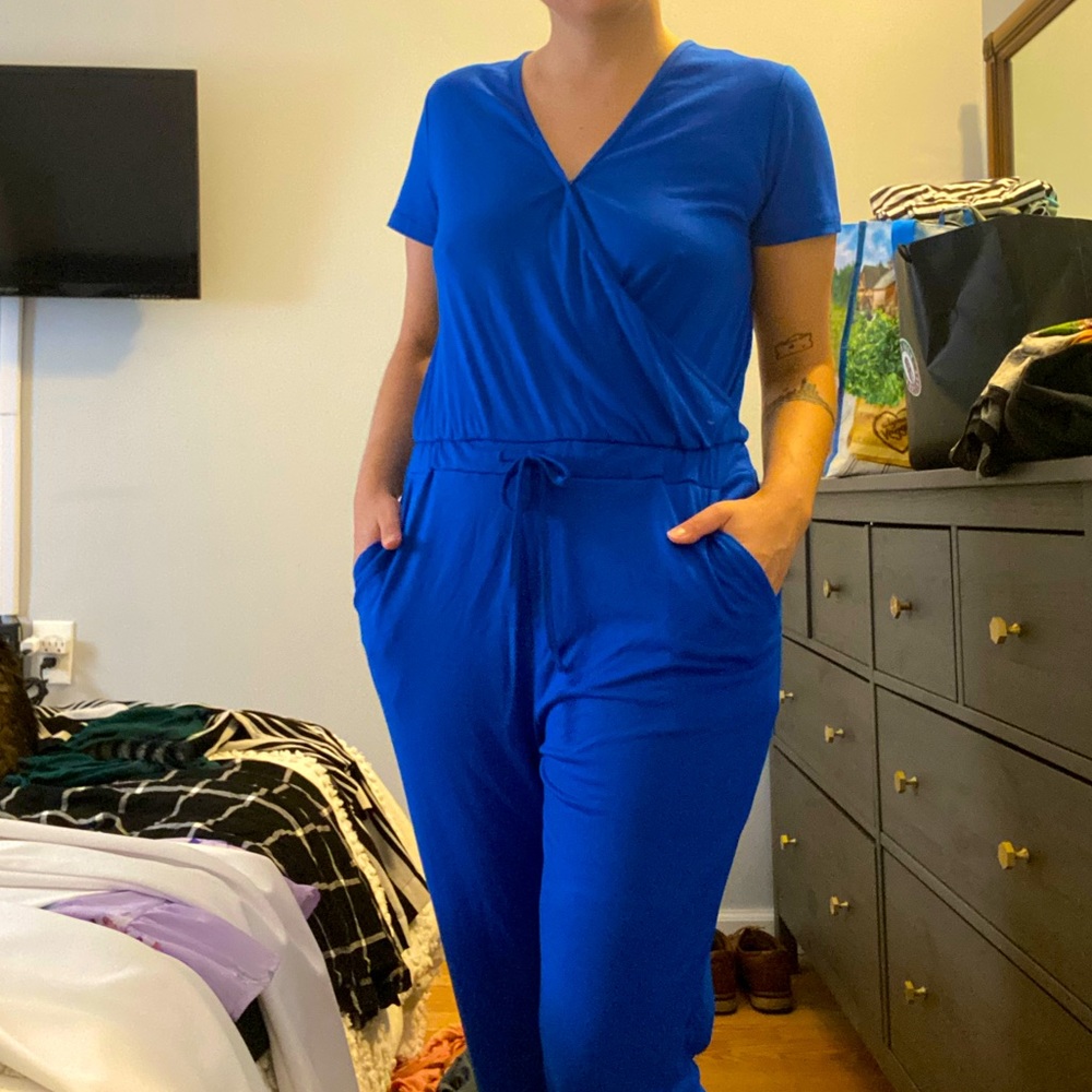 NWT Blue Jumpsuit